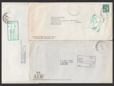 NEW ZEALAND 1960’s/80’s SHORT PAID COVERS (x6) (ID:48/D47147)