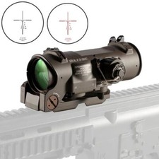 Upgrade Rifle Scope 1x-4x Fixed Dual Purpose Scope Red Illuminated Dot Sight