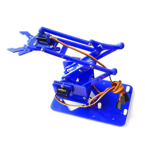 4 DOF Unassembly Acrylic Mechanical Arm Robot Manipulator Claw For Maker Learnin - Picture 22 of 22