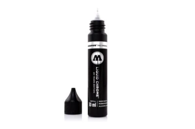 Molotow Marker Liquid Chrome Refill 30ml Nachfüllfarbe Silber Spiegeleffekt DIY - Bild 1 von 4