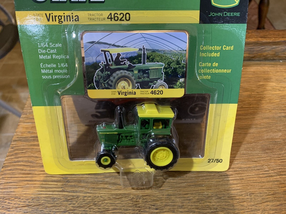 ERTL State Series John Deere 4620 Tractor Virginia 1/64 Scale