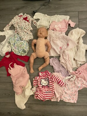 Reborn Baby Real Life Puppe und Kleidung gewichtet