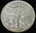 1943 Walking Liberty Half Dollar Choice AU     PC