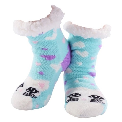 Nuzzles Slipper Non Slip Sole Sock Flooring Bedding thick GIRL SIZE FIT ALL - Picture 7 of 24