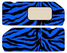 Car Sun Visor Covers Fits 2003-2018 Jeep Wrangler Driverpassenger Zebra Design