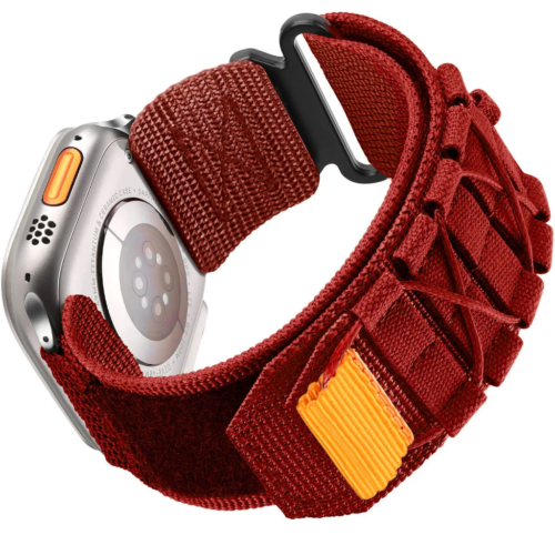 Rugged Military Nylon Strap Band For Apple Watch Ultra 2 Series 10 9 8 7 6 5 4 3 - Picture 12 of 17