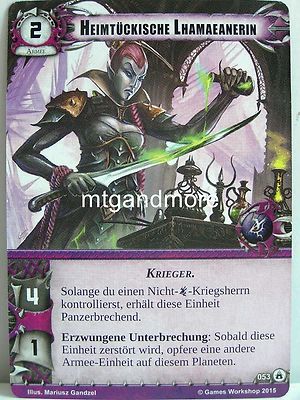 Warhammer 40000 Conquest LCG - Heimtückische Lhamaeanerin #053 - Legionen der To