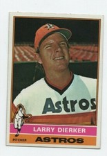 1976 TOPPS LARRY DIERKER #75 HOUSTON ASTROS