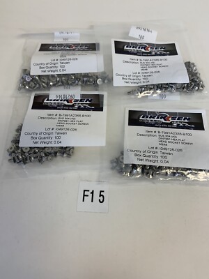 DIN7991 Hex flat head Socket Screw M3X6 304 Stainless(Lot Of 5)100 Qty. In Each