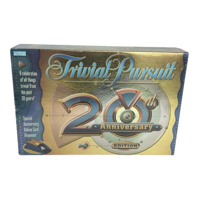 Trivial Pursuit 20th Anniversary Edition Family Fun Trivia Board Card Game New