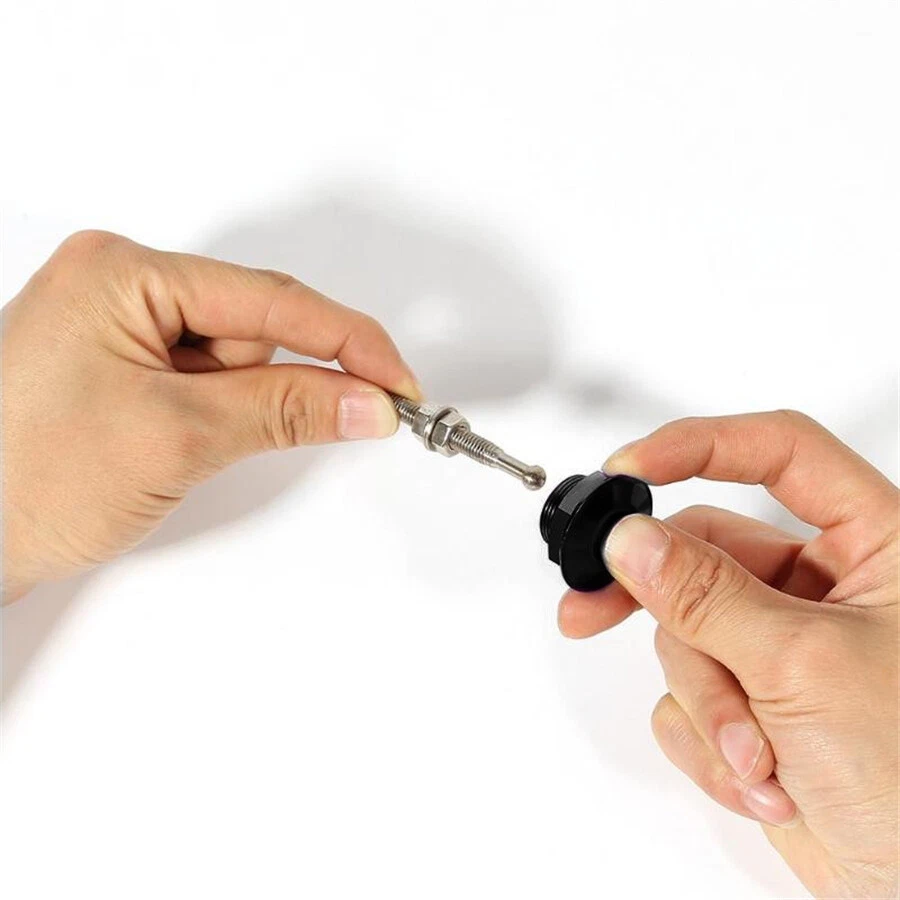 Mini CNC Desconexión Rápida Pestillo Pin Sujetador Botón Clip Coche Capucha Parachoques 4x Foto 3 de 4