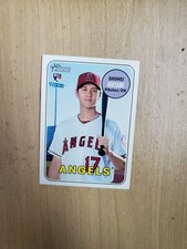 2018 Topps Heritage High Number base Shohei Ohtani rookie card RC #600. rookie card picture