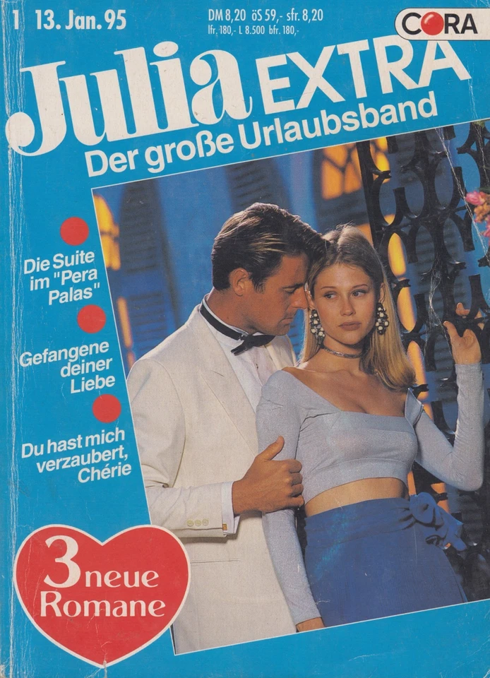 Julia Extra Der große Urlaubsband Nr. 104 Cora 3 neue Romane 300 g Siehe Scann - Bild 1 von 1