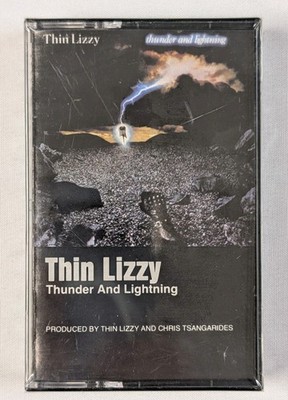Thin Lizzy Thunder And Lightning Cassette Tape Factory Sealed 1983 Warner Bros