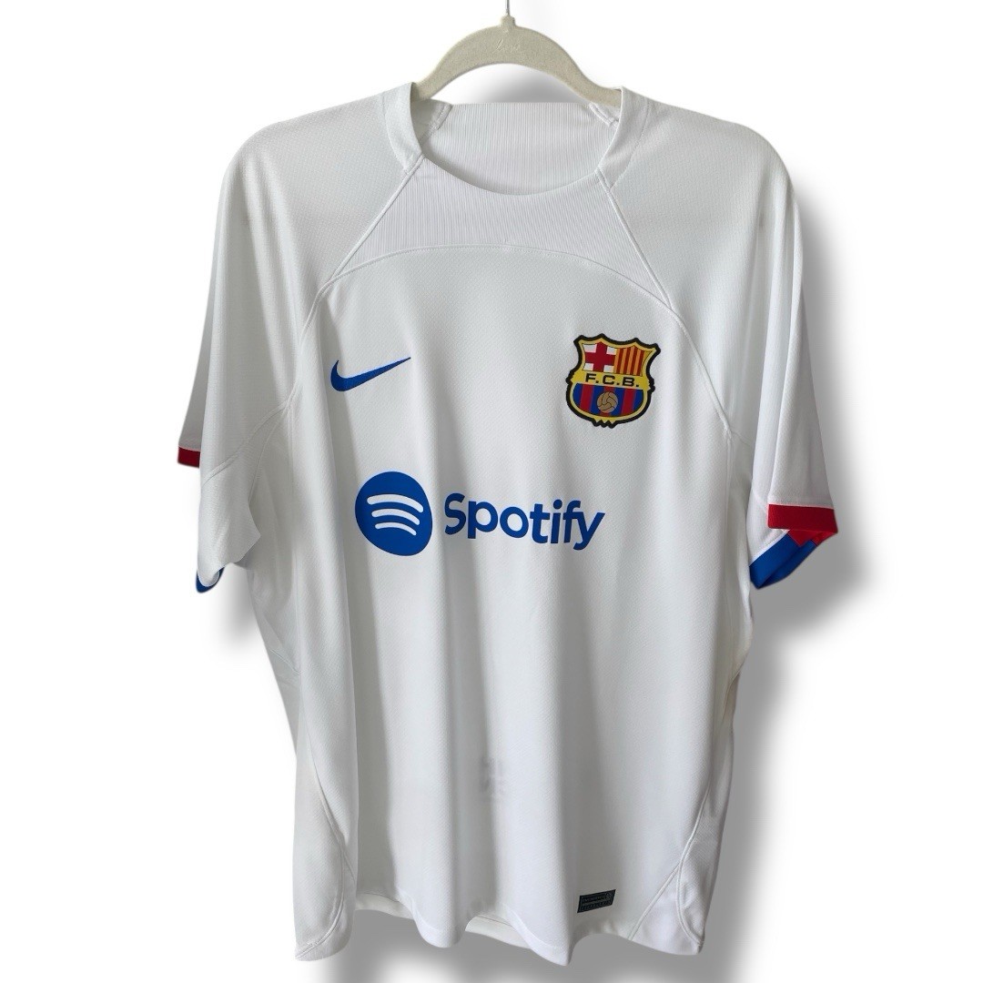 NIKE - バルセロナ 23-24 ユニフォーム アウェイ ヤマル 27 新品 NIKE Ｌ Nike 2023/2024 FC Barcelona Away Soccer Jersey. #27 Lamine
