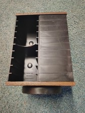 Vintage Retro Woodgrain 1970s Esmond 40 Cassette Tape Rotating Storage Rack