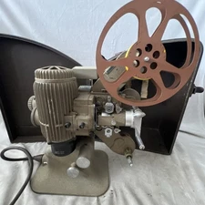 Vtg Navy Rare 50s Bell & Howell Time Motion Study 16mm Projector, Untest