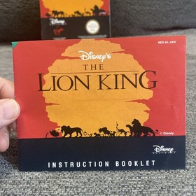 The Lion King Nintendo NES PAL A UKV English CIB VG Last Ever NES Game Protector