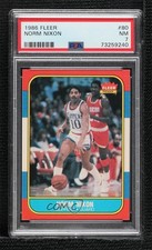 1986-87 Fleer Norm Nixon #80 PSA 7 4u9