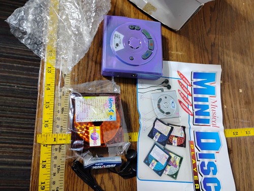 Vintage Mini przenośny odtwarzacz płyt z CD Nowy Bin11