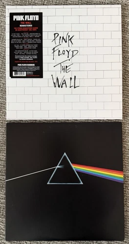 Pink Floyd -The Wall /Dark Side of the Moon Vinyl 2 Album Lot Reissue 180g Ex