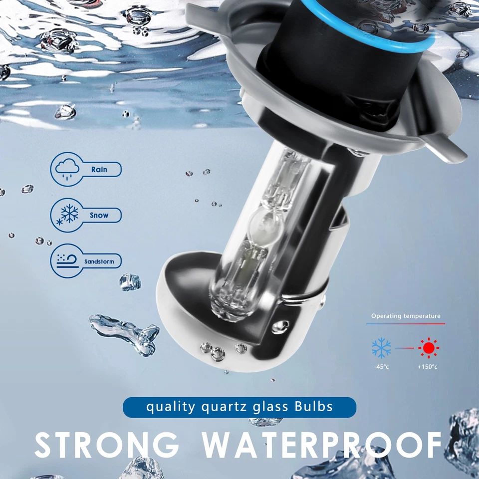 2X Bulb AUTO HID BI-Xenon HI / LOW Bulb H4 (55W, 6000K) A1K13983 - Image 4 of 4