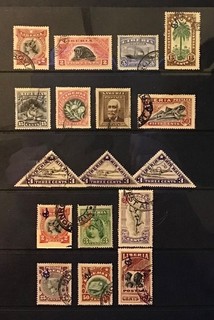 LIBERIA very tidy group of earlier used postal & Official issues (17)