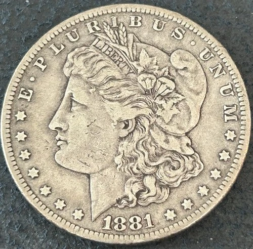 1881-CC Morgan Silver Dollar Carson City – $1 – Strong Detail VF/XF – Key Mint!