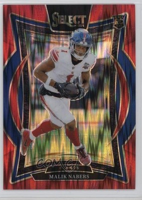 2024 Panini Select Concourse Red Shock Prizm 142/249 Malik Nabers Rookie RC 1t0a