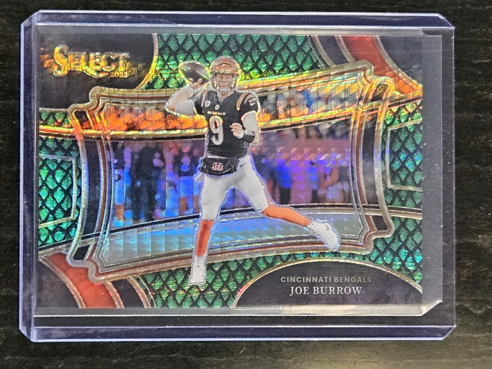 2023 Panini Select Football Joe Burrow Field Level  Dragon Scale Prizm /70