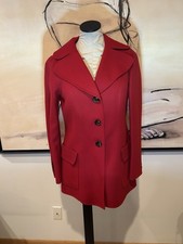 Vintage Talbots, Red,100 Wool, Blazer Jacket Size 4. Excellent Condition