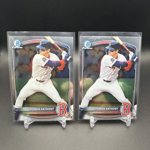 2025 Bowman Chrome - Roman Anthony #BCP-167 (RC) (2) Cards