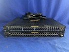 2 HPE Aruba J9772A 2530-48G POE+ 48 Port Layer 2- Managed Network Switch Set Lot