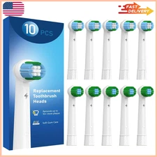 Oral B Replacement Electric Toothbrush Head Soft Bristles Refill Pack - 10 Count