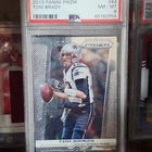PSA 8 TOM BRADY 2013 Panini Prizm #64 New England Patriots MINT
