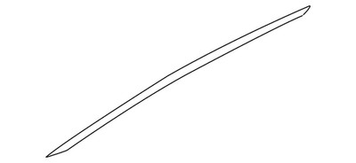 Genuine Audi Deck Lid Molding 4H0-853-927-B-2ZZ