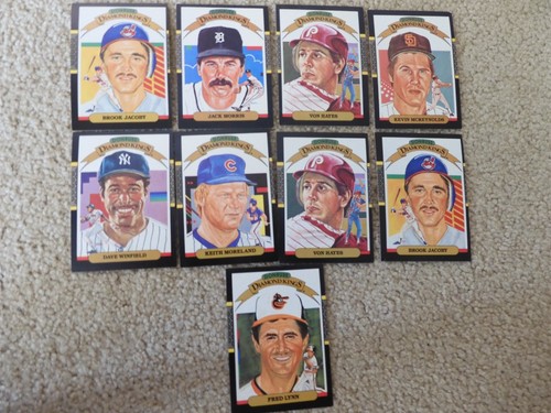 1986 1987 Donruss Diamond Kings Sammlung 54 Karten - Bild 2 von 24