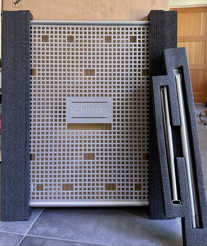 AC INFINITY GROW TENT GEAR BOARD, EQUIPMENT AND CABLE WALL ORGANIZER