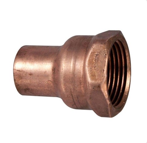 NEW! EVERBILT 1/2 in. x 3/4 in. Copper Pressure Cup x FIP Female Adapter Fitting
