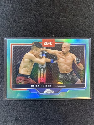2035 Topps Chrome Brian Ortega Green Refractor /199 UFC
