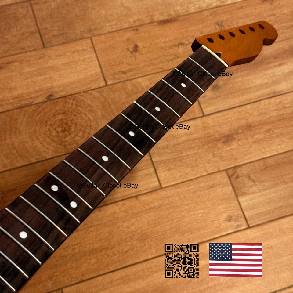 Telecaster satinada con cuello de palisandro de arce tostado se adapta a Fender y Warmoth TR028 Foto 2 de 4