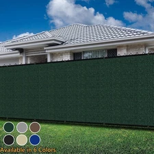 50' Windscreen Fence Privacy Screen Mesh Fabric Shade Cover Sheet Garden Netting