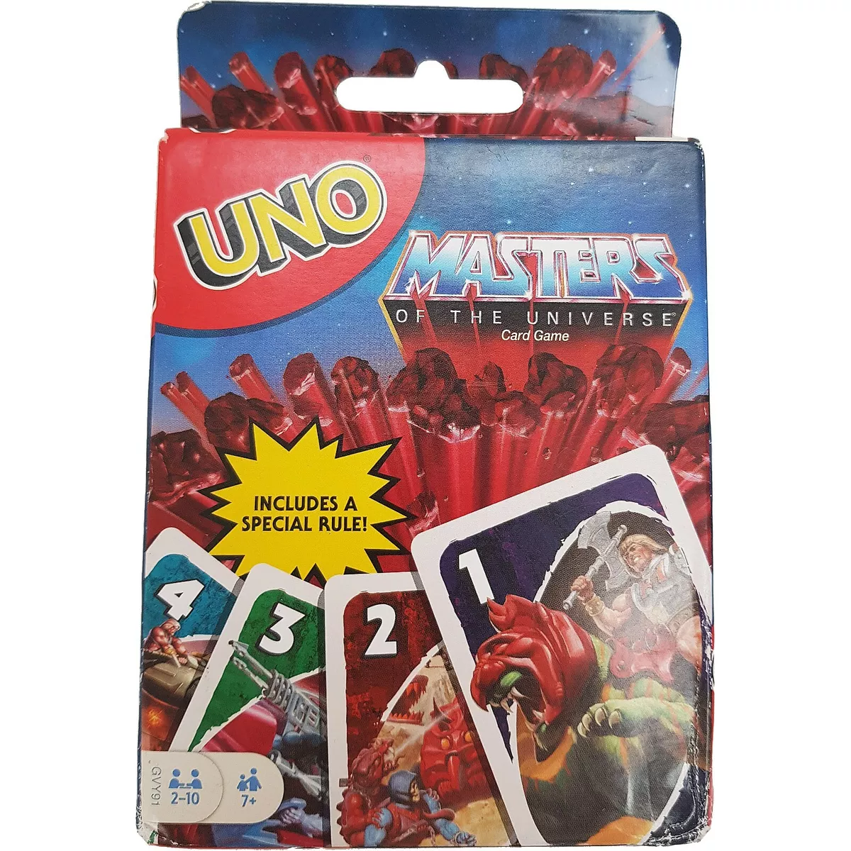 Jogo de Cartas Uno He-Man Masters Of The Universe Mattel