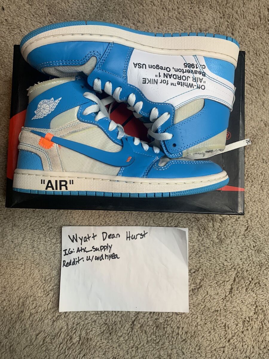Size 5.5 - Jordan 1 Retro High OG x OFF-WHITE UNC 2018 Size 5.5 - Jordan 1 Retro High OG x OFF-WHITE UNC 2018