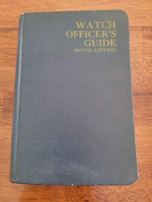 Watch Officer s Guide Ninth Edition Fourth Printing (Hard Cover, 1965)