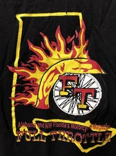 Vintage Full Throttle Motorcycle Magazine Tshirt Alabama Florida XL