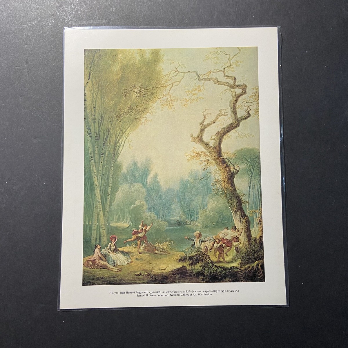 Jean-Honoré Fragonard (1732-1806) A GAME OF HORSE AND RIDER, NGA