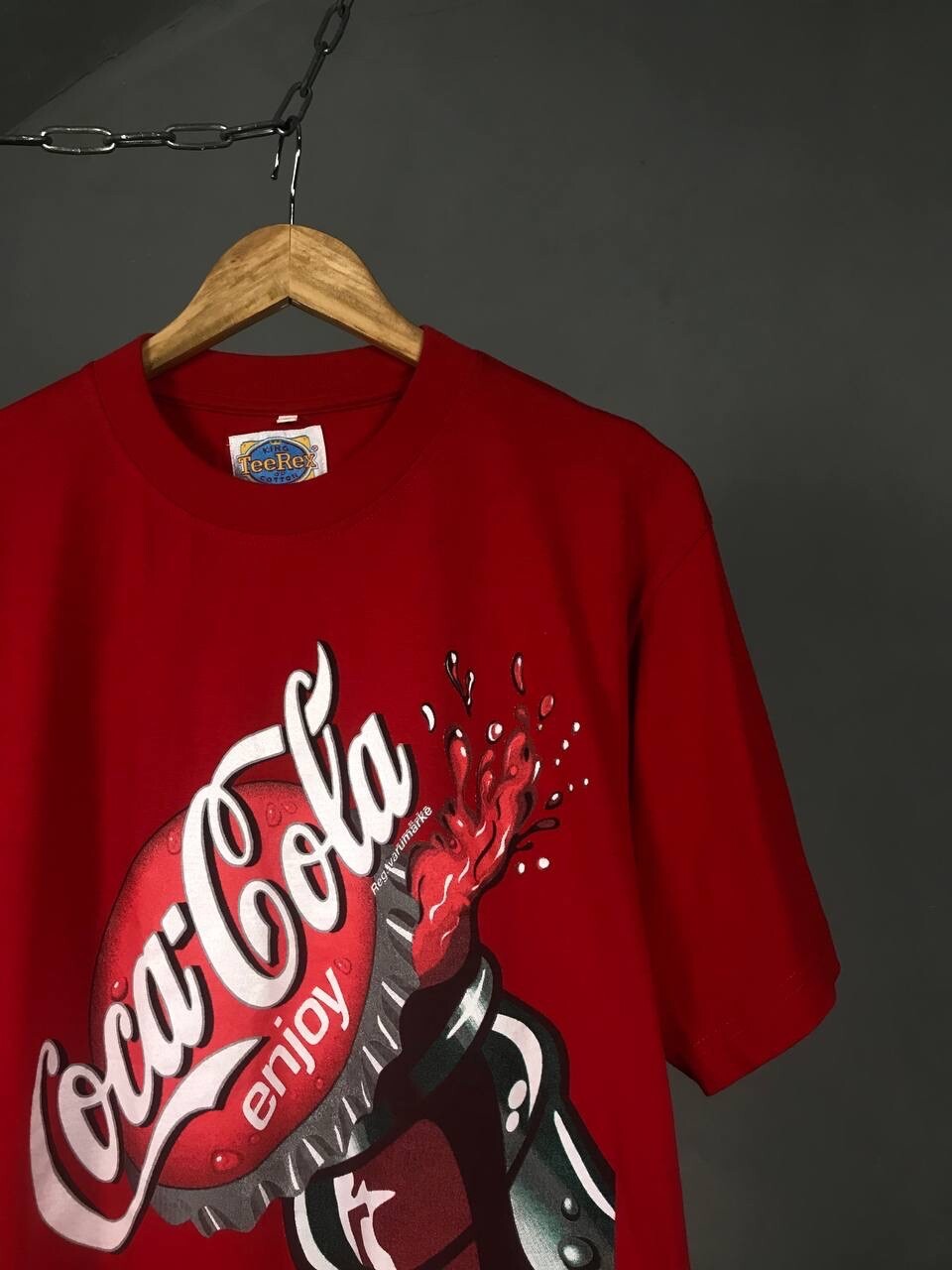 T shirt M Coca Cola vintage altra rossa