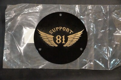 OEM Black Angels Clutch Derby Cover 70-98 Harley Shovelhead Evolution