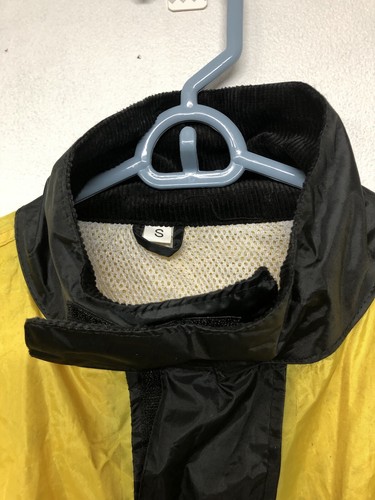 Motoboss Motorcycle Jacket Men size Small yellow Pockets - Picture 8 of 15